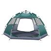 5 Man Beach Tent Shelter Camping Pop Up Instant Dome Family Shade Hiking Sun Rain Picnic Outdoor Waterproof 270x270x150cm Green