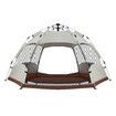 5 Person Pop Up Tent Beach Shelter Camping Instant Dome Family Shade Hiking Sun Rain Picnic Outdoor Waterproof 270x270x150cm Creamy white