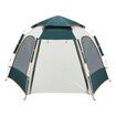 5 Person Camping Tent Instant Pop Up Beach Shelter Sun Shade Hiking Family Party Picnic Outdoor Waterproof 270x230x155cm Green White