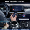 CarPlay Wireless Adapter for Factory Wired CarPlay Upgrade Plug & Play Wireless CarPlay Dongle Converts Wired to Wireless,Fit for Cars from 2015 & iPhone iOS 10+