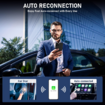 CarPlay Wireless Adapter for Factory Wired CarPlay Upgrade Plug & Play Wireless CarPlay Dongle Converts Wired to Wireless,Fit for Cars from 2015 & iPhone iOS 10+