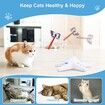 Interactive Cat Toy, 360 Degree Rotating Automatic Cat Toys with Sensor Switch