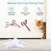 Interactive Cat Toy, 360 Degree Rotating Automatic Cat Toys with Sensor Switch