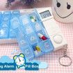 Electronic Digital Pill Box Pill Box Automatic Pill Dispenser with Weekly Digital Pill Organiser