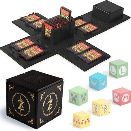 Storage Case for Nintendo Switch - Video Game Card Holder Game Card Protector Storage System Travel Card Organizer