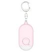 Loud Sound Personal Alarm 130 dB Safety Emergency Siren Keychain with Flashlight Color Pink