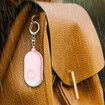 Loud Sound Personal Alarm 130 dB Safety Emergency Siren Keychain with Flashlight Color Pink