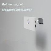 Rechargeable Night Lights with Dusk to Dawn & Motion Sensors for Bathroom Hallway Bedroom Kids Room Kitchen-1 Pack