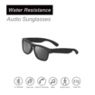 Sunshine Bluetooth Sunglasses,Voice Control and Open Ear Style Smart Glasses Listen Music and Calls with Volume UP and Down,Bluetooth 5.0 Audio Glasses and IP44 Waterproof (Black)