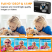 Digital Camera,FHD 1080P Digital Camera for Kids Video Camera with 16X Digital Zoom,Compact Point and Shoot Camera Portable Small Camera for Teens Students Boys Girls Seniors (Black)