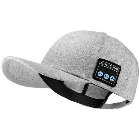 Hat with Bluetooth Speaker Adjustable Hat Wireless Smart Speakerphone Cap for Outdoor Sport Baseball Cap(Dark Grey)