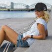 Hat with Bluetooth Speaker Adjustable Hat Wireless Smart Speakerphone Cap for Outdoor Sport Baseball Cap(Black)