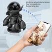 Home Security Camera 1080P Indoor WiFi Camera Baby Monitor Cute Robot Shape with Motion Detection IR Night Vision APP Control-Black