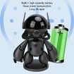 Home Security Camera 1080P Indoor WiFi Camera Baby Monitor Cute Robot Shape with Motion Detection IR Night Vision APP Control-Black