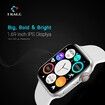 Smart Watch with Multiple Sports Modes, BT Calling and Wireless Charging White