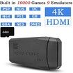 10000+ Games 9 Classic Emulators Wireless Retro Game Console 4K High Definition HDMI Output for TV with Dual 2.4G Wireless Controllers(64G)