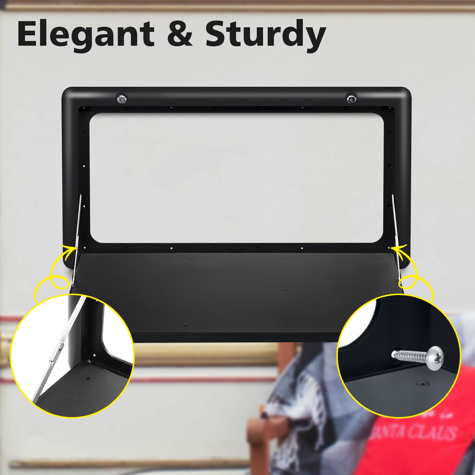 RV Wall Camping Table Camper Folding Picnic Caravan Exterior Mount