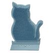 Cat Self Groomer Massage Comb,Cleaning Dogs Cats Shedding Hair, Cat Itching Brush Door Mount, Pets Scratching Comb,Color Blue