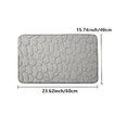 1pc 40*60cm Cobblestone Embossed Bathroom Bath Mat, Washable, Rapid Water Absorbent, Non-Slip, Washable, Thick, Soft And Comfortable Carpet For Shower Room