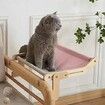 Cat Window HANGING BED Window Perch Hammock Seat for Indoor Sunbath Space Saving Washable Holds Up to 40 lbs