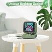 Divoom Ditoo Retro Pixel Art Game Bluetooth Speaker with 16X16 LED App Controlled Front Screen (Green)