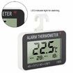 Fridge Thermometer Digital Freezer Temp Tester Alarm LCD Display with Hook