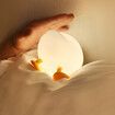 Night Light Cute Silicone Nursery Pear Lamp Squishy Night Lamp for Bedroom Kawaii Bedside Lamp for Kids Room (Duck)