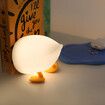Night Light Cute Silicone Nursery Pear Lamp Squishy Night Lamp for Bedroom Kawaii Bedside Lamp for Kids Room (Duck)