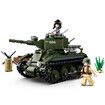 WW2 Army BT-7 Light Cavalry Tank, Military Building Blocks for Kids Aged 3+ (347 Pieces)