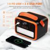 Portable Generator Power Station Solar Camping Home House Backup Standby Quiet Lithium Battery PD65W In and Out