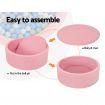 Keezi Kids Ball Pit 90x30cm Ocean Foam Play Pool Barrier Toys Children Pink