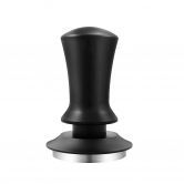 Espresso Hand Tamper,Premium Barista Coffee Tamper with Calibrated Spring,Stainless Steel Base Tamper Compatible with Espresso Machine Rancilio,Gaggia Bottomless Portafilter (58mm, Black)