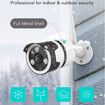 1080P Wifi Bullet Two-Way Surveillance Camera, IP66 Waterproof, FHD Night Vision, Motion Detection, Home Security Camera Activity Alert