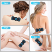 Cervical Spine Massager,Portable Mini Cervical Massager Pads Relieve Pressure of The Whole Body for Neck Shoulder Back Waist Arms Legs Aches (2PCS)