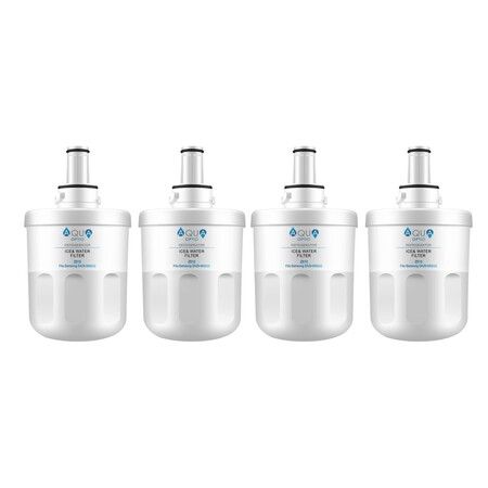 Aqua Optio Replacement Refrigerator Water Filter for Samsung DA29-00003B DA2900003G Water Filter, HAFCU1 Replacement, 4-Pack