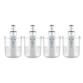 Aqua Optio Replacement Refrigerator Water Filter for Samsung DA29-00003B DA2900003G Water Filter, HAFCU1 Replacement, 4-Pack