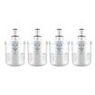 Aqua Optio Replacement Refrigerator Water Filter for Samsung DA29-00003B DA2900003G Water Filter, HAFCU1 Replacement, 4-Pack