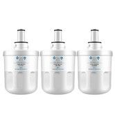 Aqua Optio Replacement Refrigerator Water Filter for Samsung DA29-00003B DA2900003G Water Filter, HAFCU1 Replacement, 3-Pack