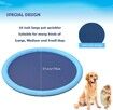 Dog Splash Pad, 170cm Anti-Slip Dog Pool Splash Pad for Dogs Kids Water Toys