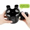 Stroller Cup Holder with Phone Holder,Bike Cup Holder,2-in-1 Universal Cup Phone Holder for Stroller,Bike,Wheelchair,Walker,Scooter (Black)