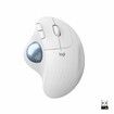 Wireless Trackball Mouse Easy thumb for Windows PC Mac with Bluetooth USB Capabilities-White