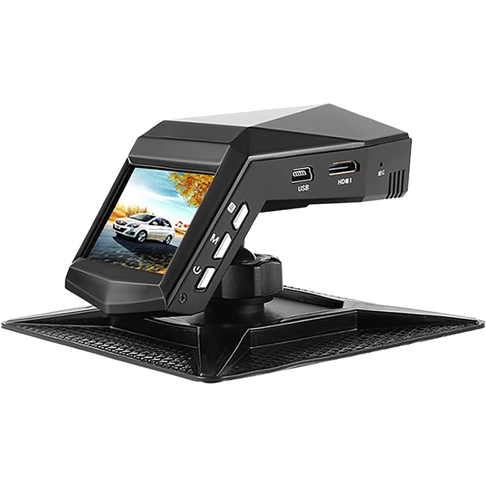 Dash Cam, Front and Rear Car Camera Car Driving Recorder Night Vision with 2inch Screen