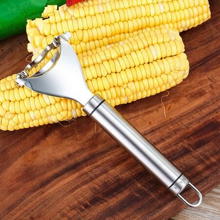 Magic Corn Peeler, Stripper Cob Tool, Premium Stainless Steel Thresher with Ergonomic Handle, Kitchen Gadget 1Pcs