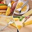 Magic Corn Peeler, Stripper Cob Tool, Premium Stainless Steel Thresher with Ergonomic Handle, Kitchen Gadget 1Pcs