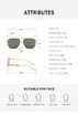 Aviator Sunglasses for Men Polarized Women UV Protection Lightweight Driving Fishing Sports Women Men Sunglasses