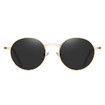 Reflective Lens Round Trendy Sunglasses Men and Women