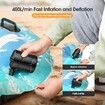 Electric Pump, Portable Electric Air Pump for Air Mattresses, Swimming Pool, Camping