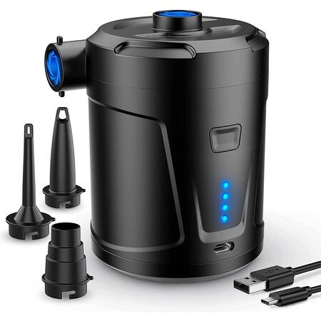 Electric Pump, Portable Electric Air Pump for Air Mattresses, Swimming Pool, Camping