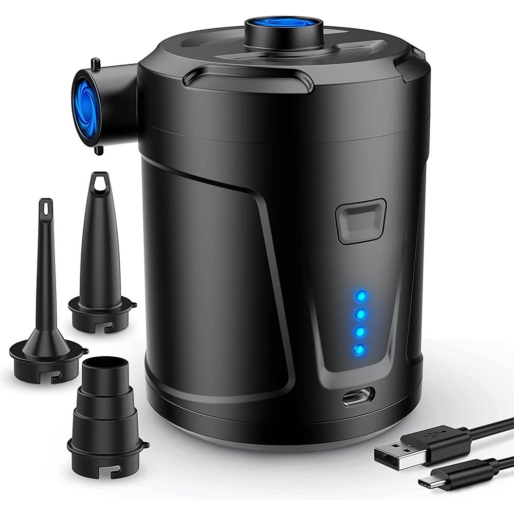 Electric Pump, Portable Electric Air Pump for Air Mattresses, Swimming Pool, Camping