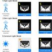 1Pack 100LED Motion Sensor Outdoor Light IP65 Waterproof Wireless Led Solar Outdoor Lights